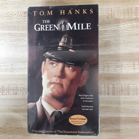 The Green Mile 1999 Factory Sealed VHS Frank Darabont Stephen King Castle Rock - Picture 1 of 6